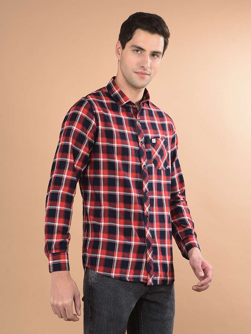 men check long sleeve casual shirt - 21675671 -  Standard Image - 1