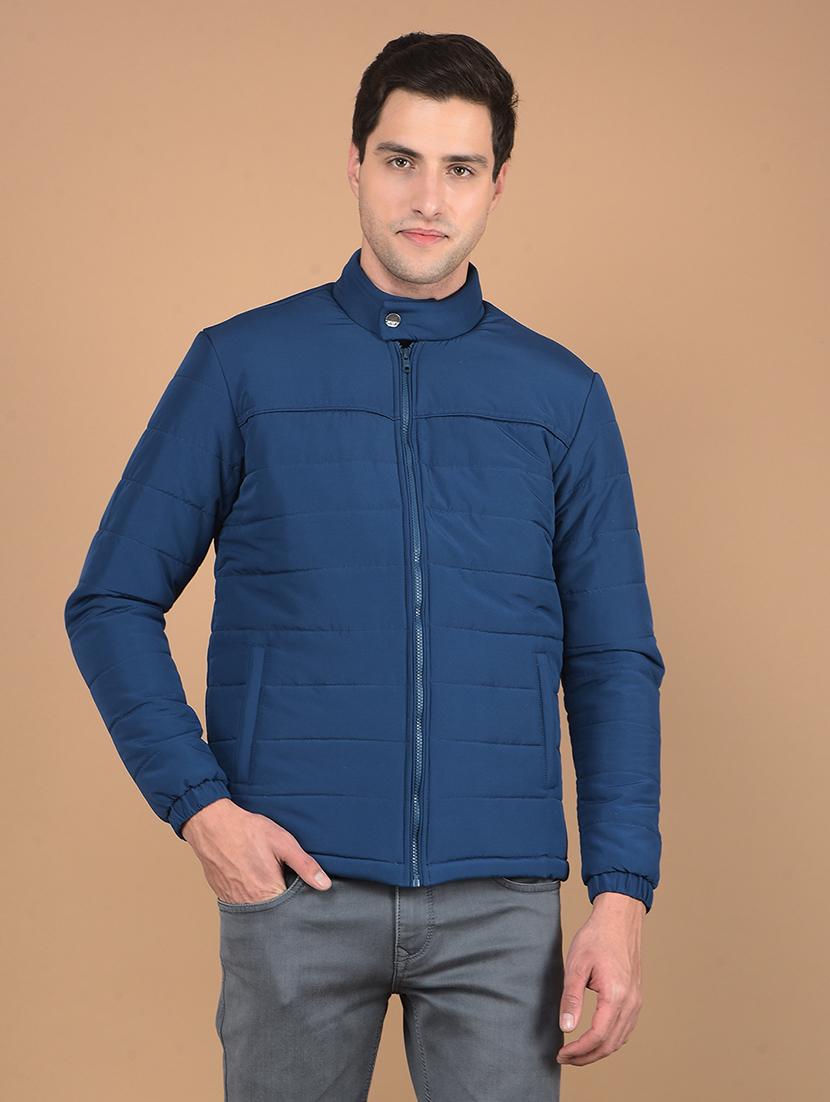men solid long sleeve puffer jacket - 21675700 - Standard Image - 4