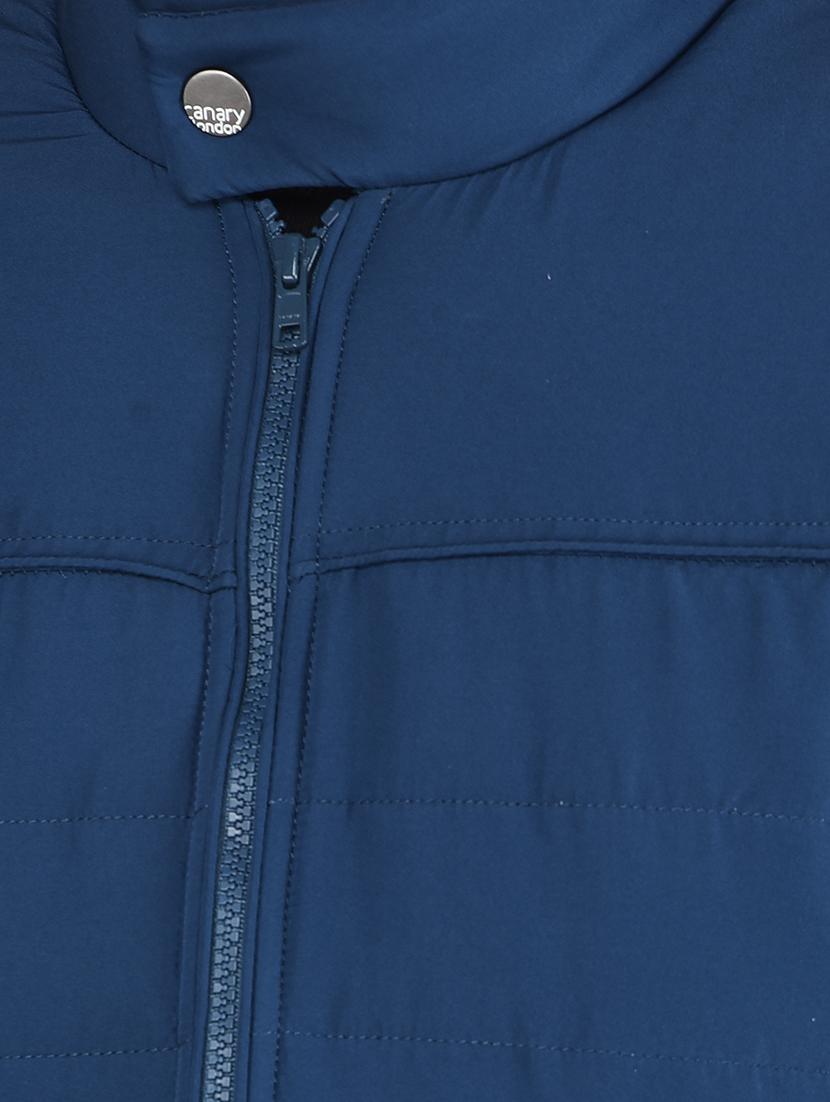 men solid long sleeve puffer jacket - 21675700 - Standard Image - 6