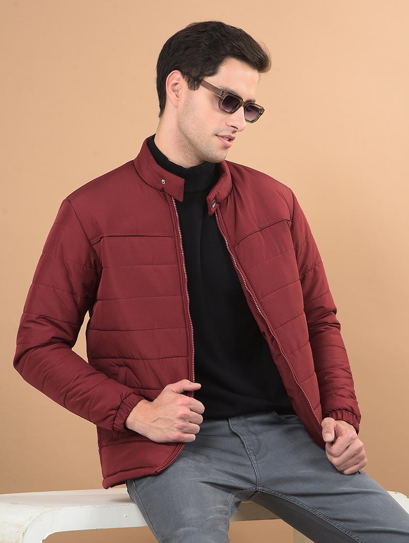men solid long sleeve puffer jacket - 21675701 - Standard Image - 4