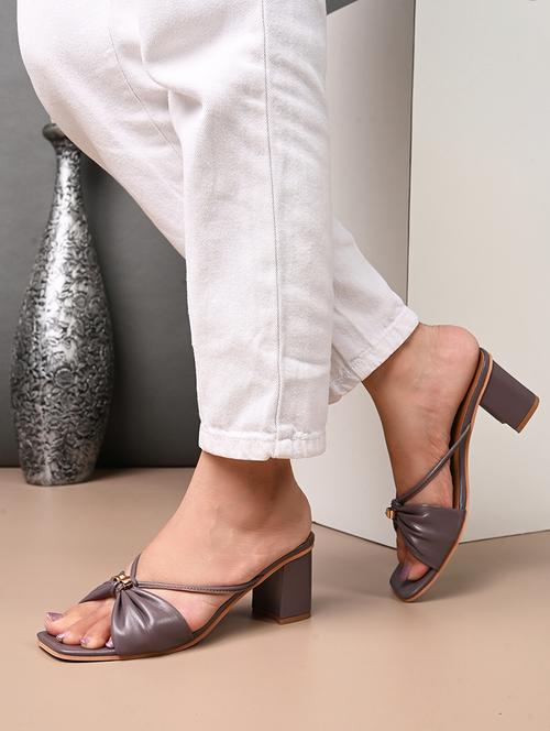 women purple slip on sandal - 21675993 -  Standard Image - 0