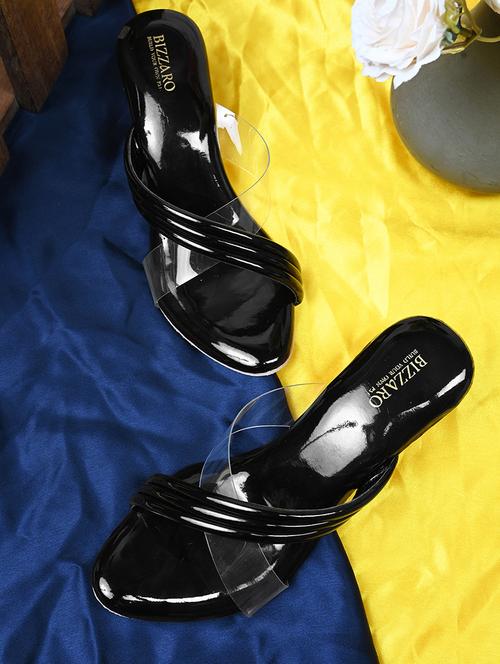 women black slip on sandal - 21676012 - Standard Image - 0