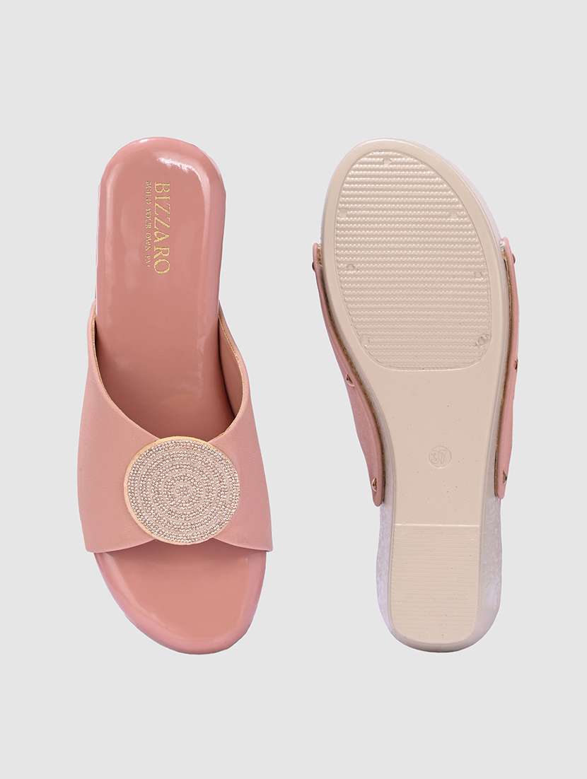 women embellished slip on wedges - 21676025 -  Standard Image - 4