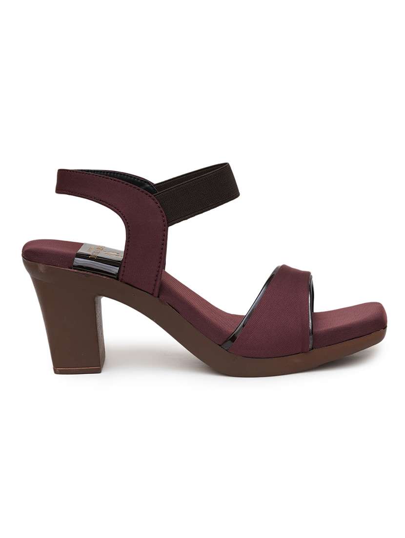women solid ankle strap sandal