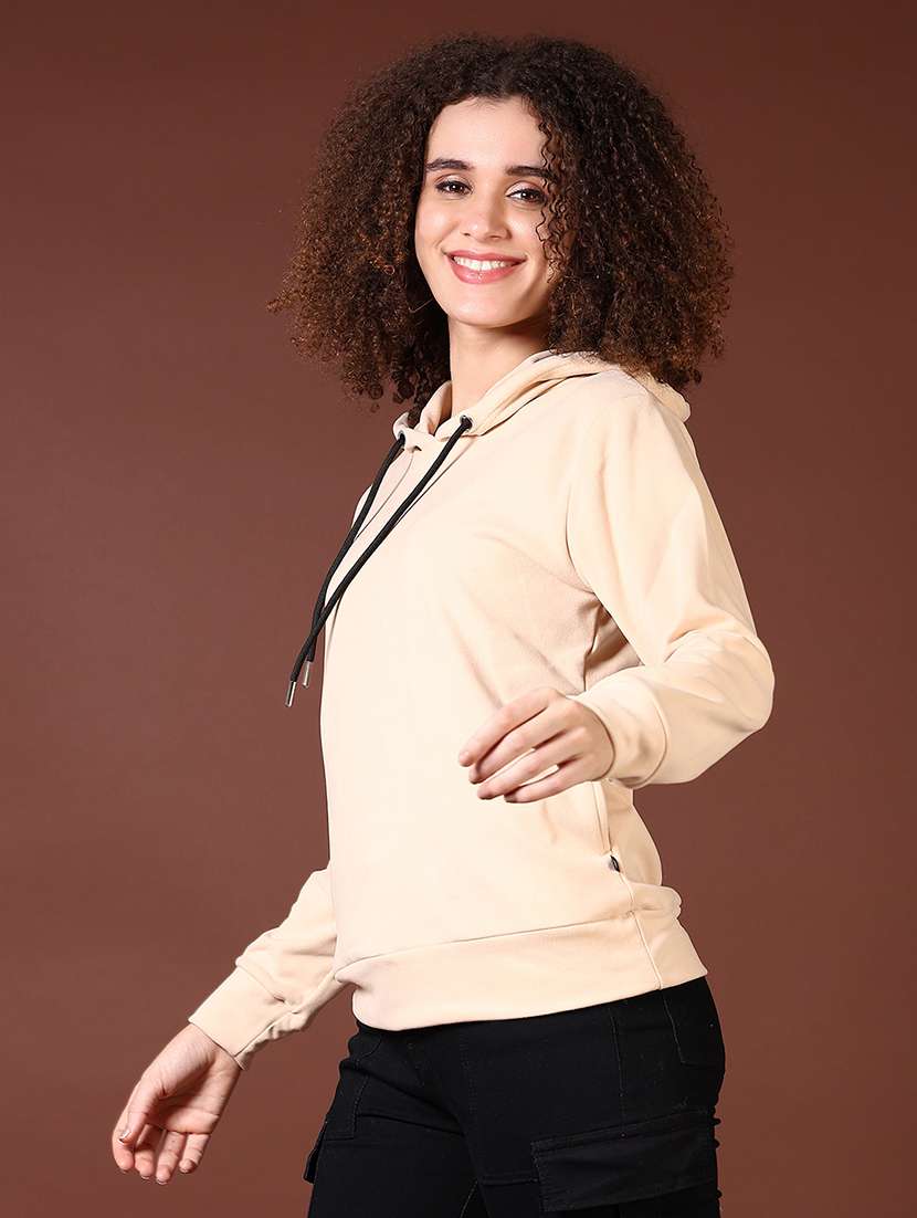 women long sleeves plain sweatshirt - 21676217 -  Standard Image - 1