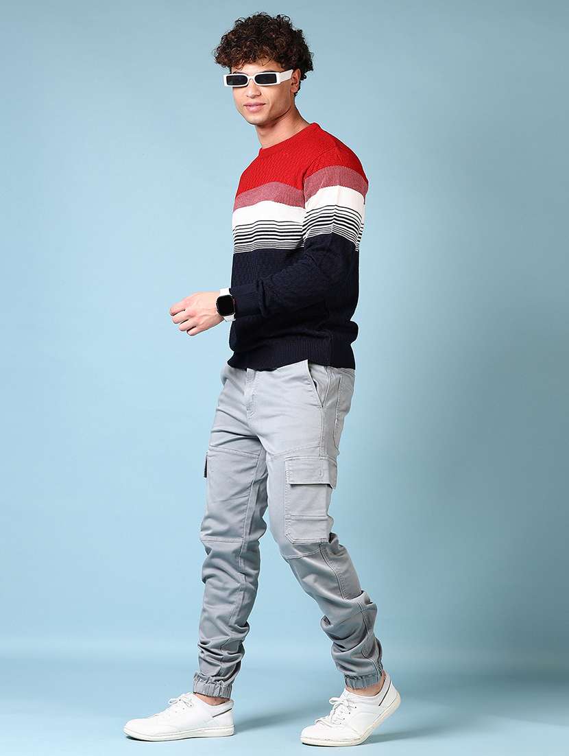 men acylic long sleeve pullover - 21676236 -  Standard Image - 4