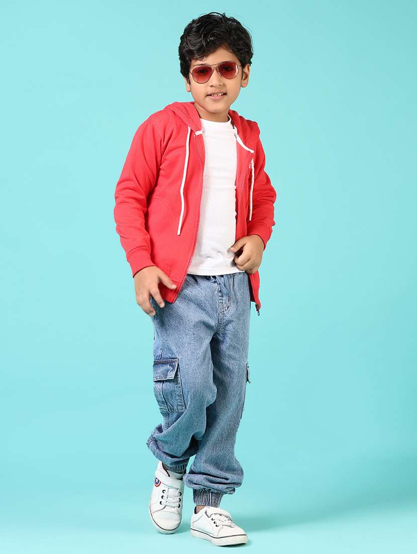 boys printed long sleeve hooded sweatshirt - 21676258 - Standard Image - 4