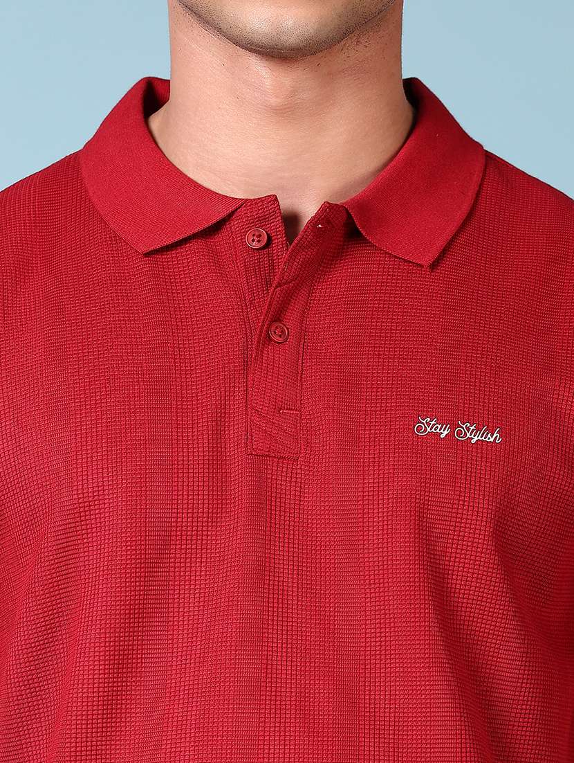 men solid short sleeve polo t-shirt - 21676263 -  Standard Image - 4