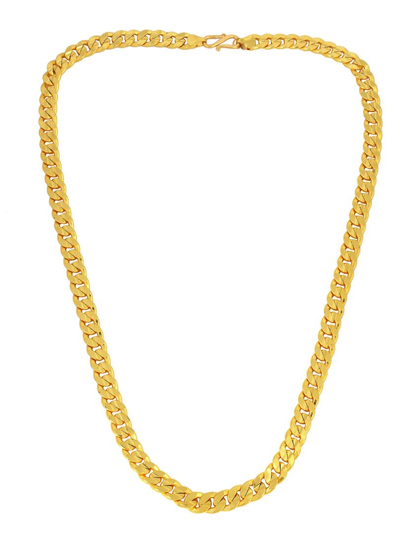 gold plated long chain - 21676479 - Standard Image - 1