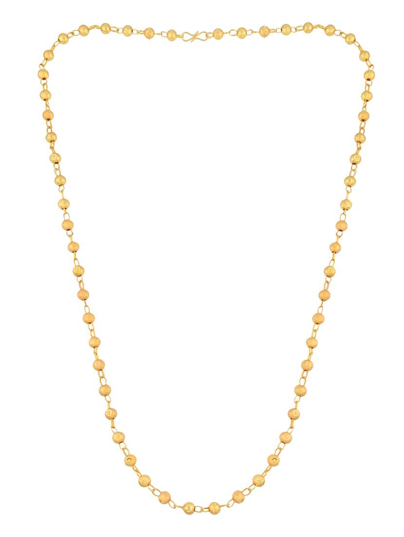 gold plated long chain - 21676494 -  Standard Image - 1