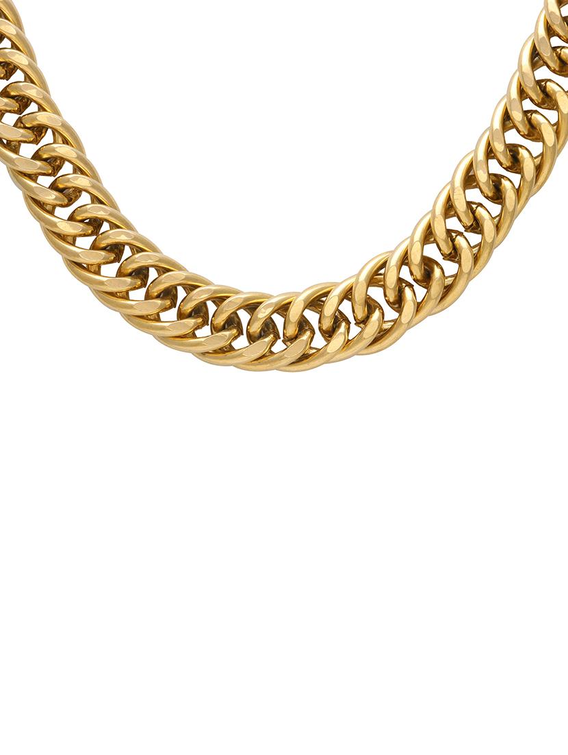 gold plated long chain - 21676502 -  Standard Image - 1
