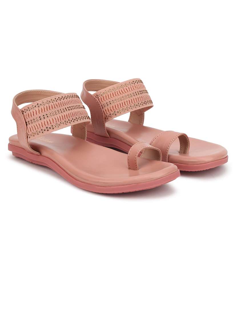 women one toe flat sandal - 21676612 - Standard Image - 1