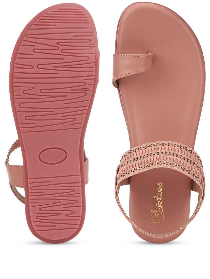 women one toe flat sandal - 21676612 - Standard Image - 4