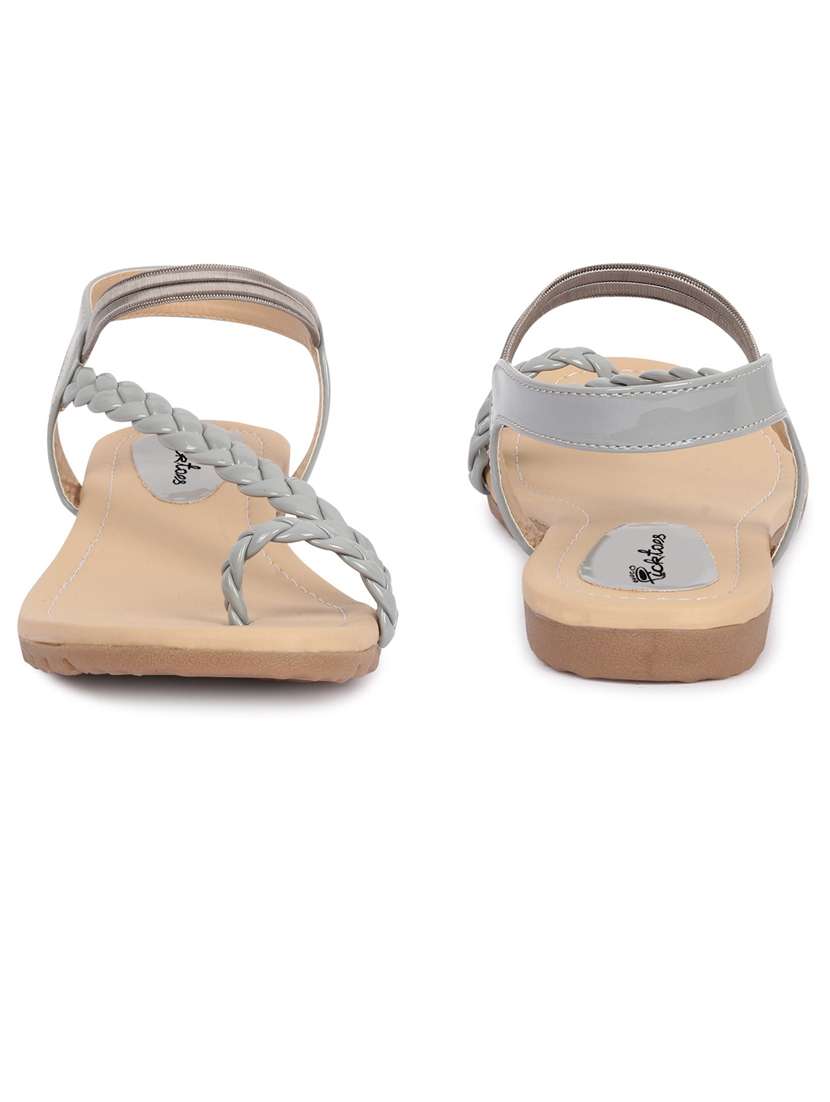 women solid back strap sandal - 21676614 - Standard Image - 1