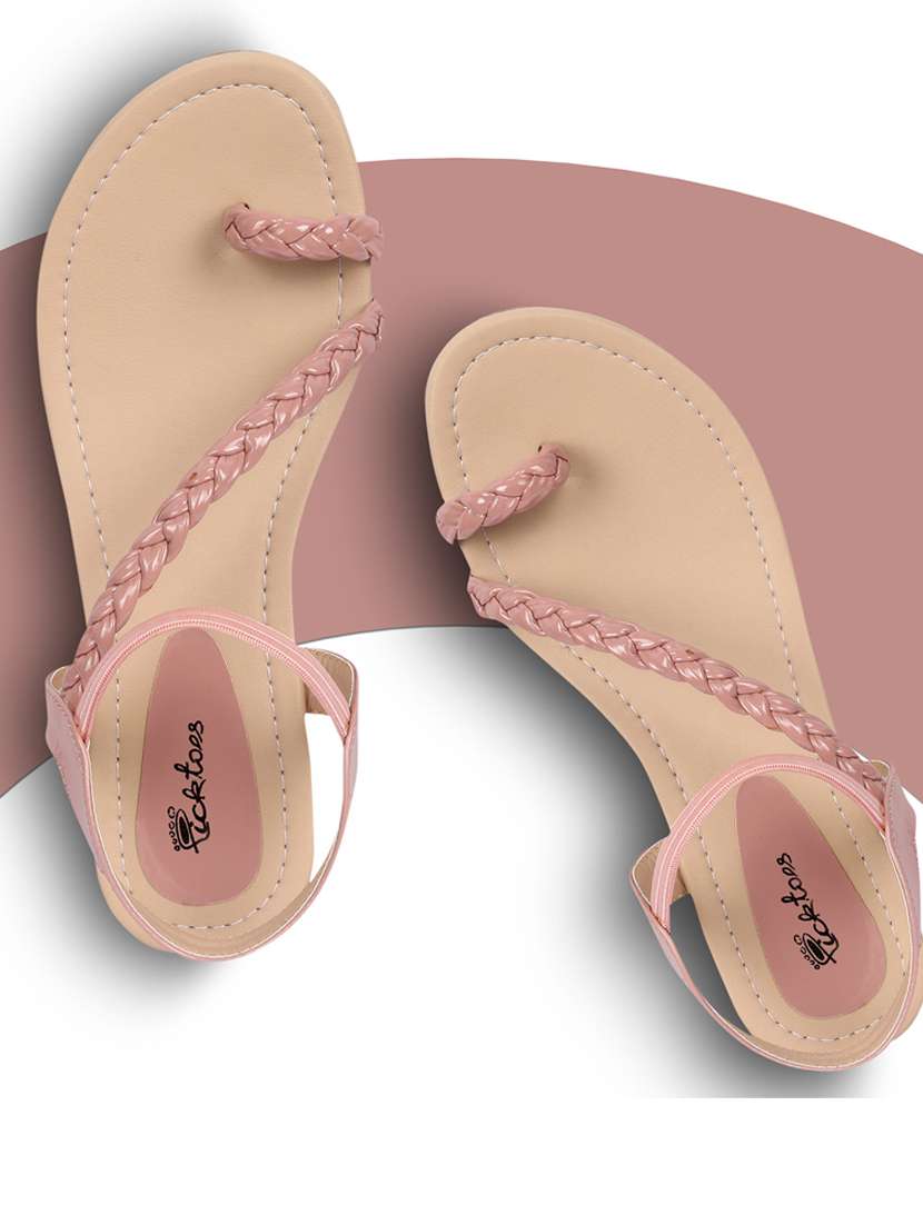 women solid back strap sandal - 21676615 - Zoom Image - 0