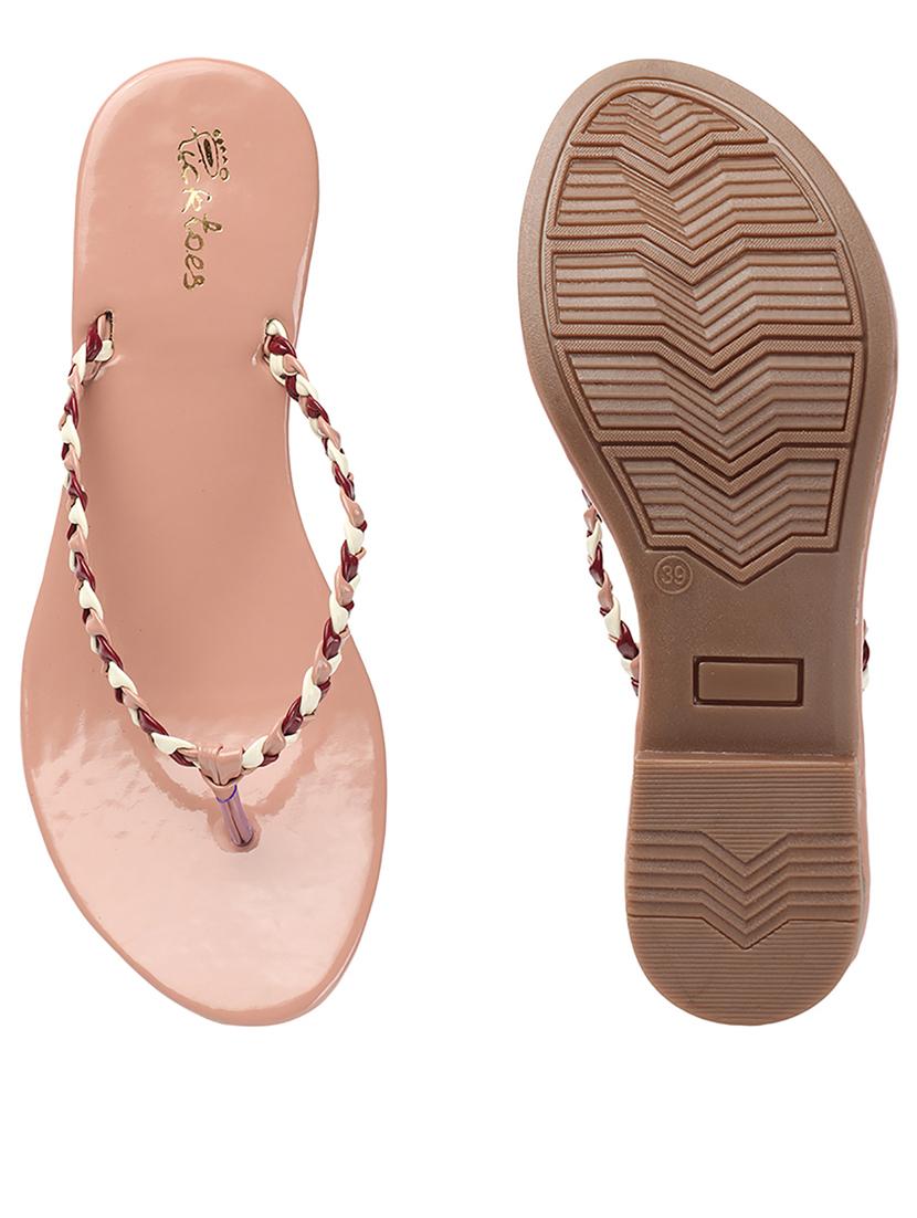 women slip on flat sandal - 21676634 - Standard Image - 1