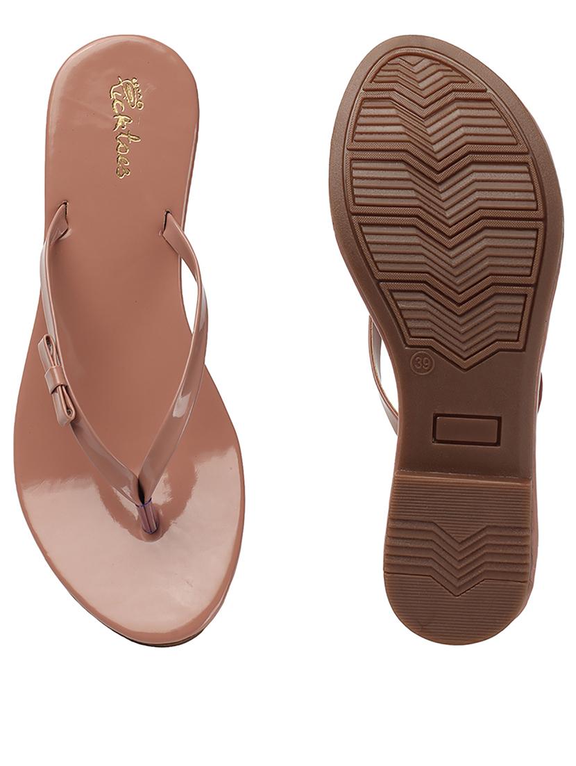 women slip on flat sandal - 21676637 - Standard Image - 1