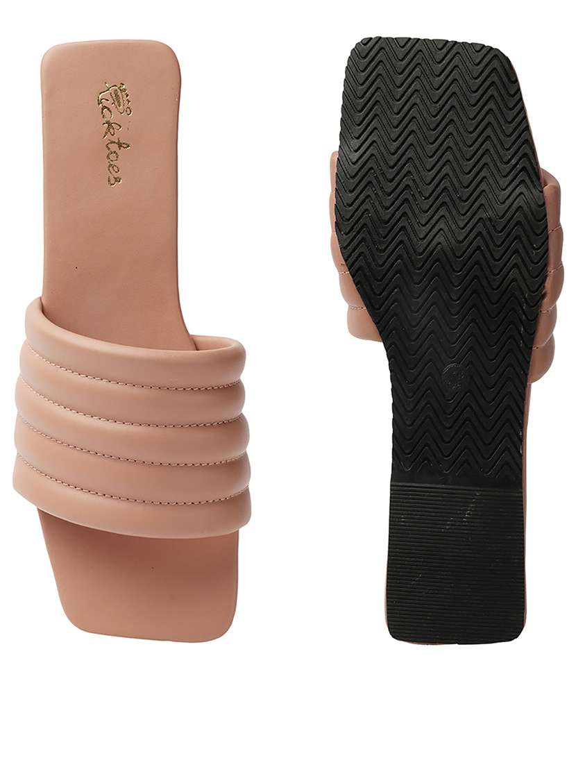 women slip on flat sandal - 21676641 -  Standard Image - 1