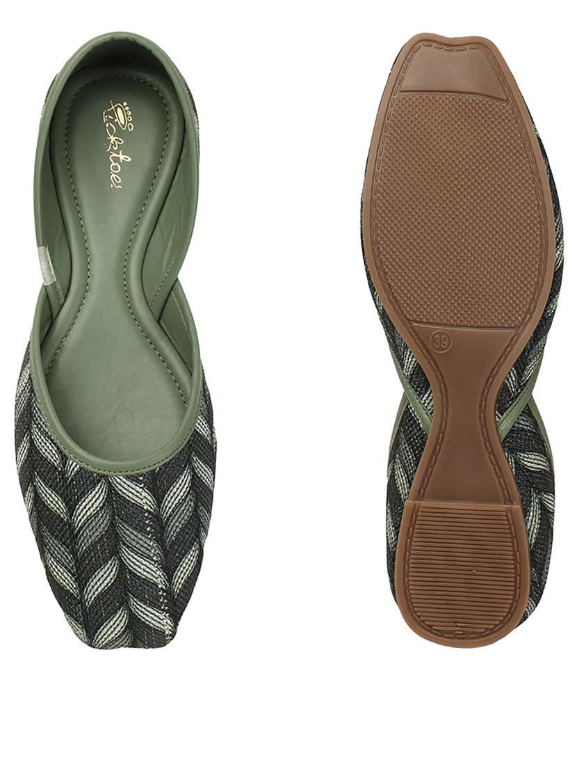 women textured slip on jutis  - 21676670 -  Standard Image - 1