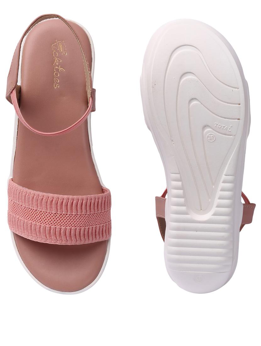 women solid back strap wedge - 21676686 - Standard Image - 4