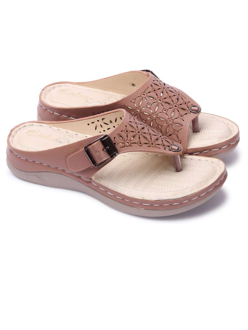 women cut work toe separator sandal - 21676696 - Standard Image - 1