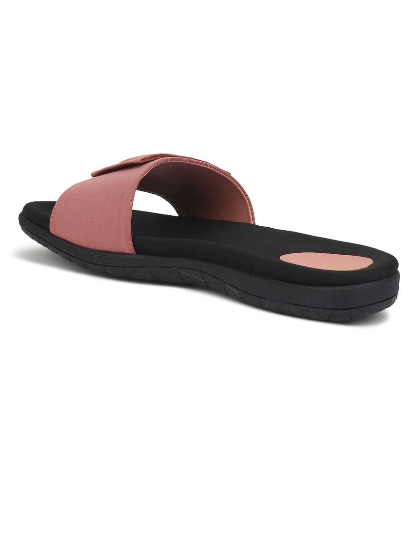 women pink slip on sandal - 21676703 - Standard Image - 1