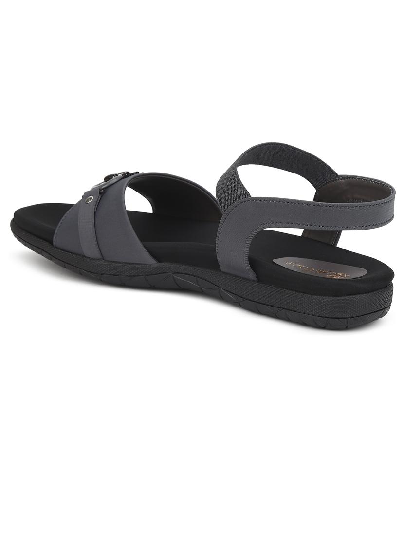 women grey ankle strap sandal - 21676706 -  Standard Image - 1