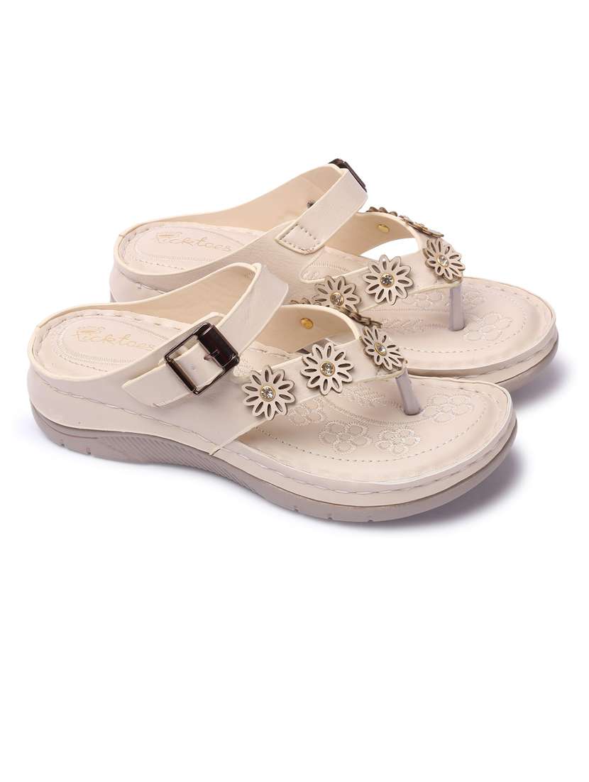 women cut work toe separator sandal - 21676708 - Standard Image - 1