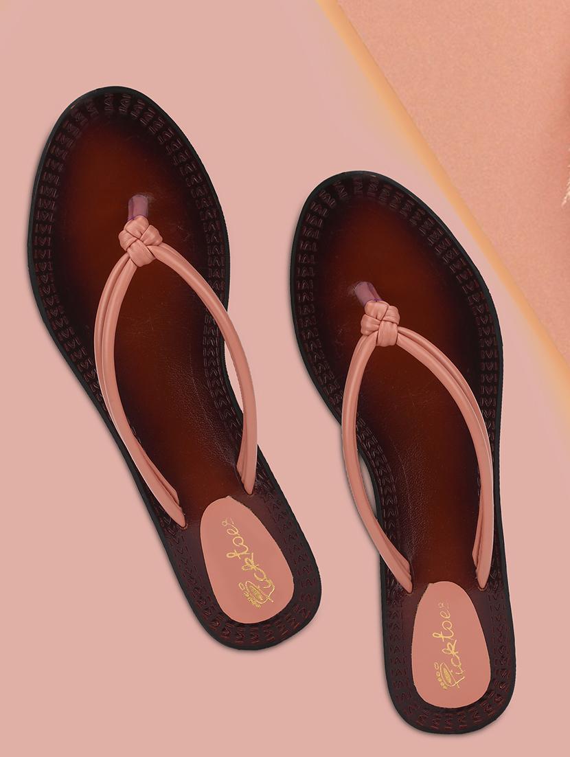 women pink slip on sandal - 21676726 -  Zoom Image - 0