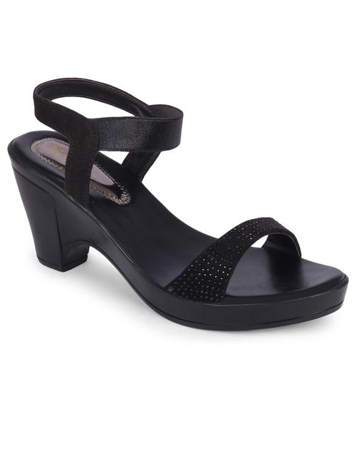 women back strap block heel sandal - 21676738 -  Standard Image - 0