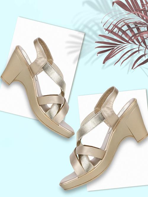 women back strap block heel sandal - 21676742 -  Standard Image - 0