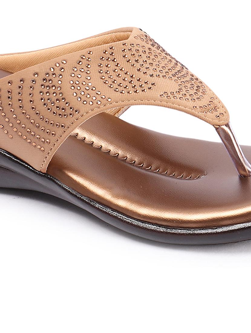 women embellished toe separator sandal - 21676814 - Standard Image - 1