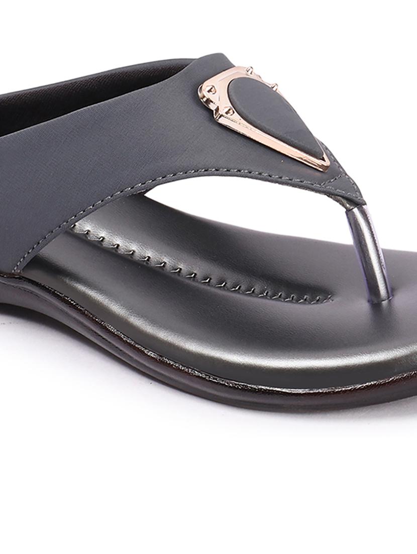 women embelished toe separator wedges - 21676819 -  Standard Image - 1