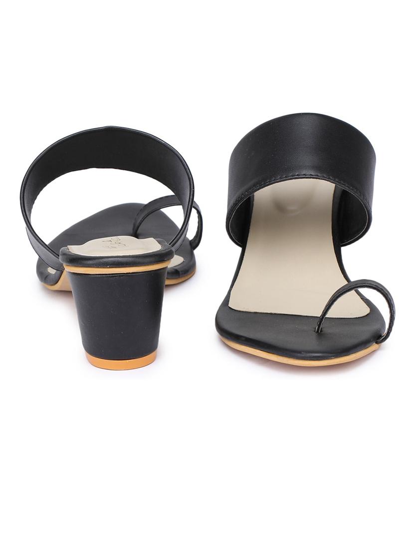 women slip on block heel sandal - 21676823 - Standard Image - 1