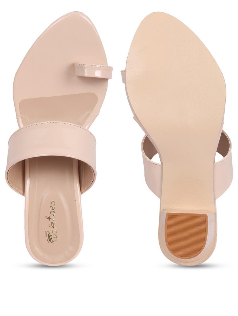 women solid one toe sandal - 21676825 -  Standard Image - 1