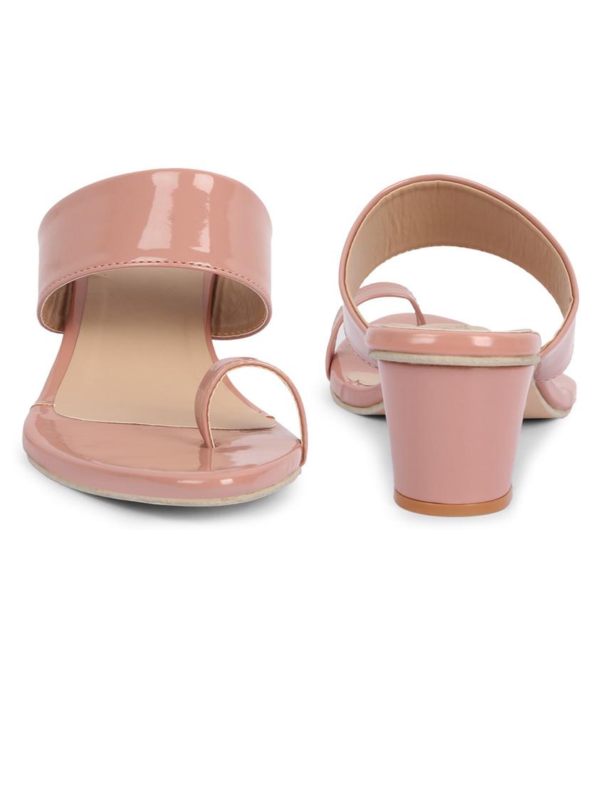 women slip on block heel sandal - 21676827 -  Standard Image - 1