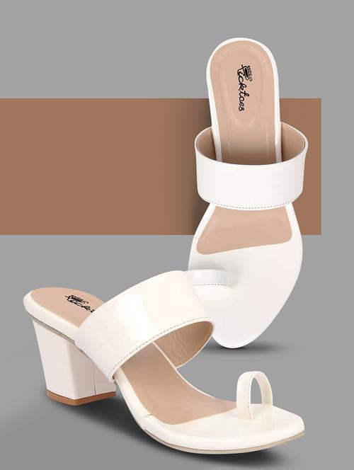 women solid one toe sandal - 21676828 -  Standard Image - 0