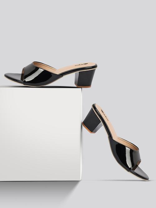 women black slip on sandal - 21676830 - Standard Image - 0