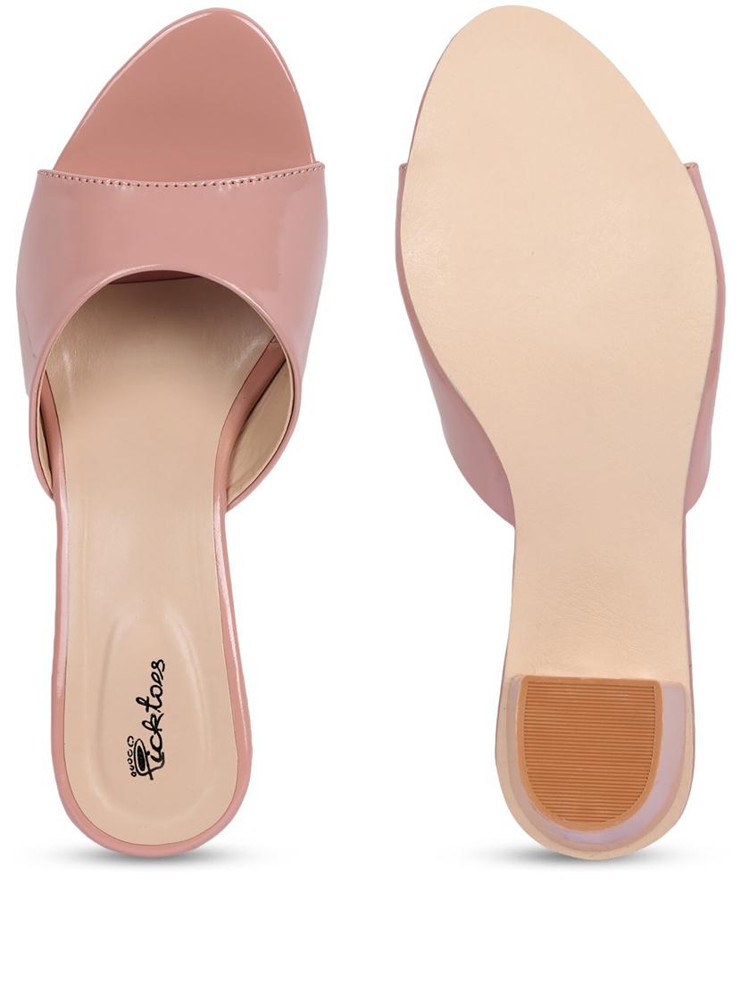 women slip on block heel sandal - 21676834 -  Standard Image - 1