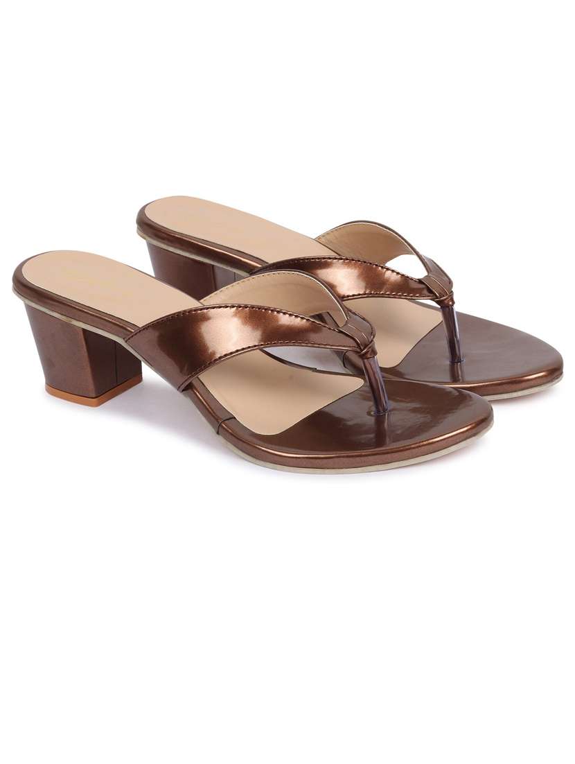 women slip on block heel sandal - 21676837 - Standard Image - 1