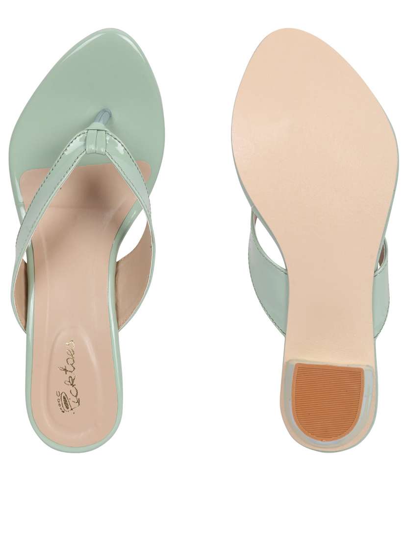 women slip on block heel sandal - 21676838 - Standard Image - 1