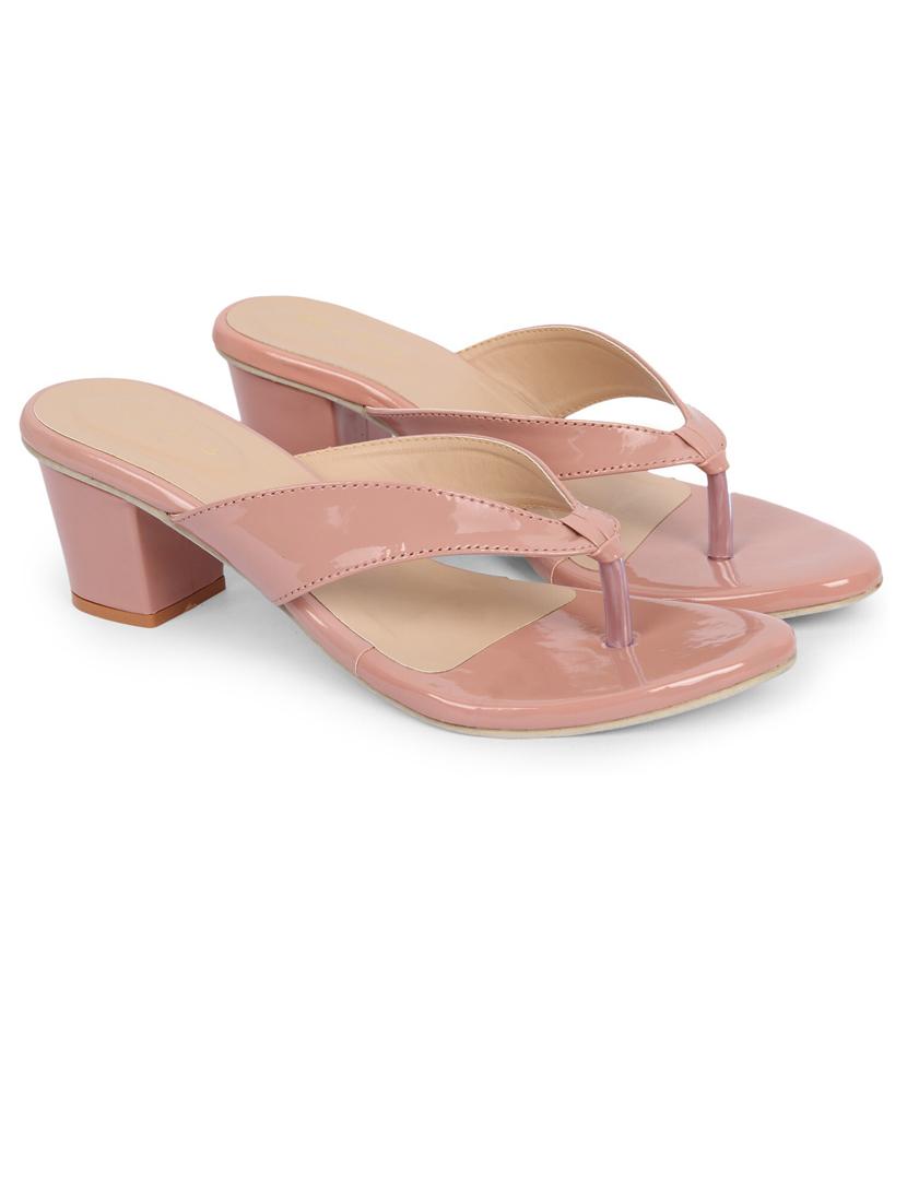women slip on block heel sandal - 21676839 -  Standard Image - 1