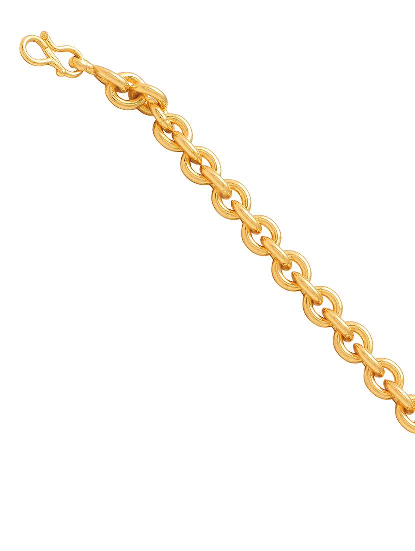 women gold brass links bracelet - 21676865 -  Standard Image - 1