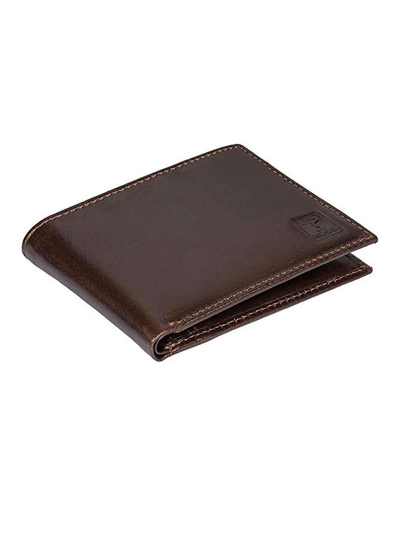 men brown genuine leather wallet - 21677397 -  Standard Image - 1