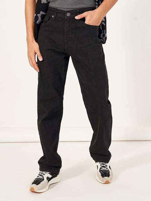 men solid mid rise denim jeans - 21677545 -  Standard Image - 0