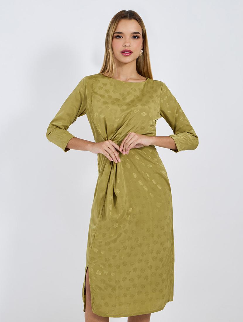 women self designed boat neck sheath dress - 21677561 - Standard Image - 4