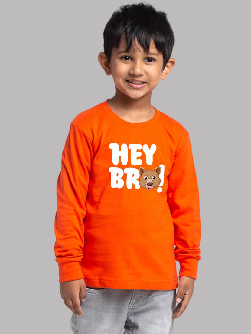 boys chest print long sleeve t-shirt - 21677602 - Zoom Image - 0