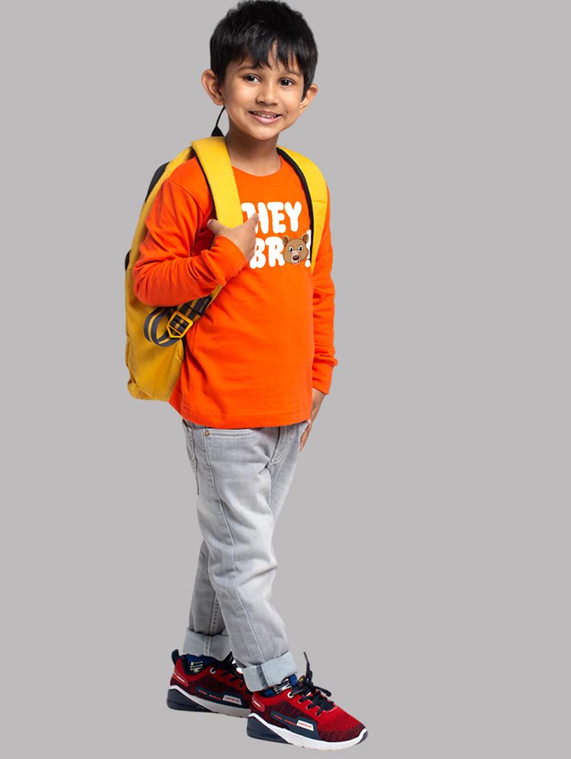 boys chest print long sleeve t-shirt - 21677602 - Standard Image - 4