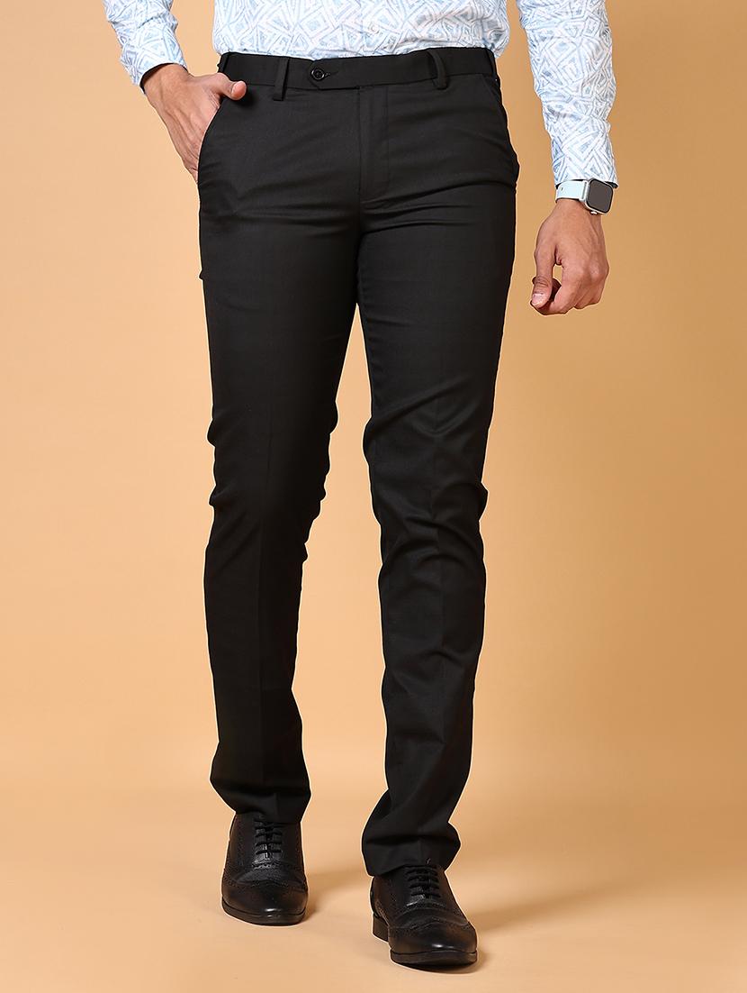 men mid rise ankle length formal trouser - 21677612 -  Zoom Image - 0
