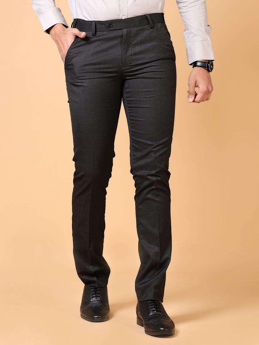 men mid rise ankle length formal trouser - 21677613 - Zoom Image - 0